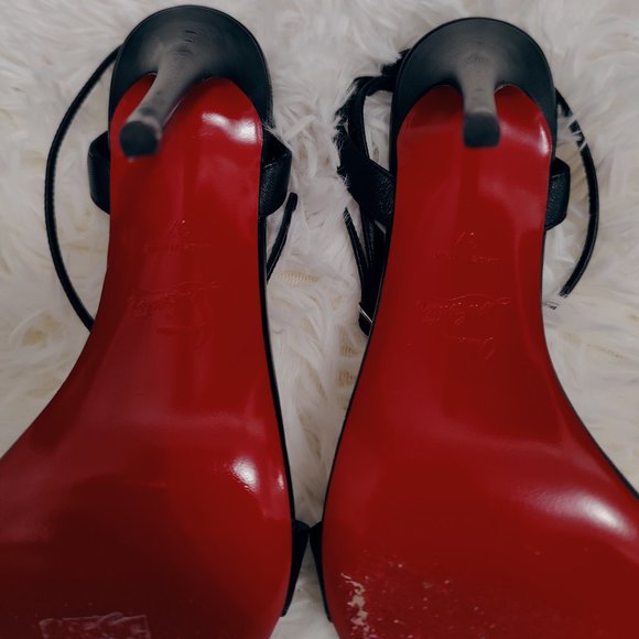Christian Louboutin Loubigirl 100 Leather Sandal - Picture 2 of 6